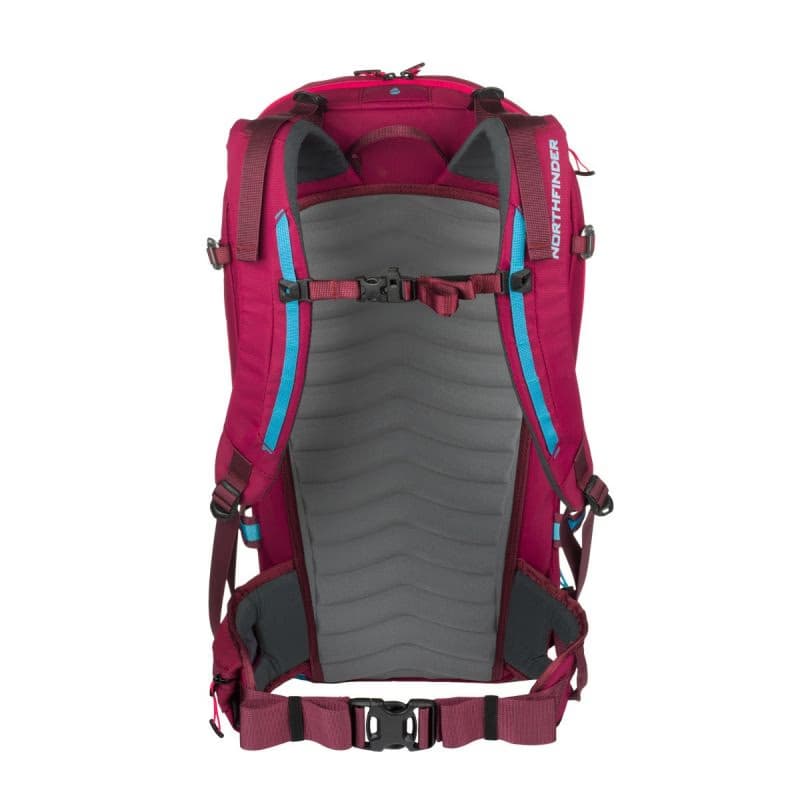 Skialp batoh NORTHFINDER SILVRETTA2-378-wine 4