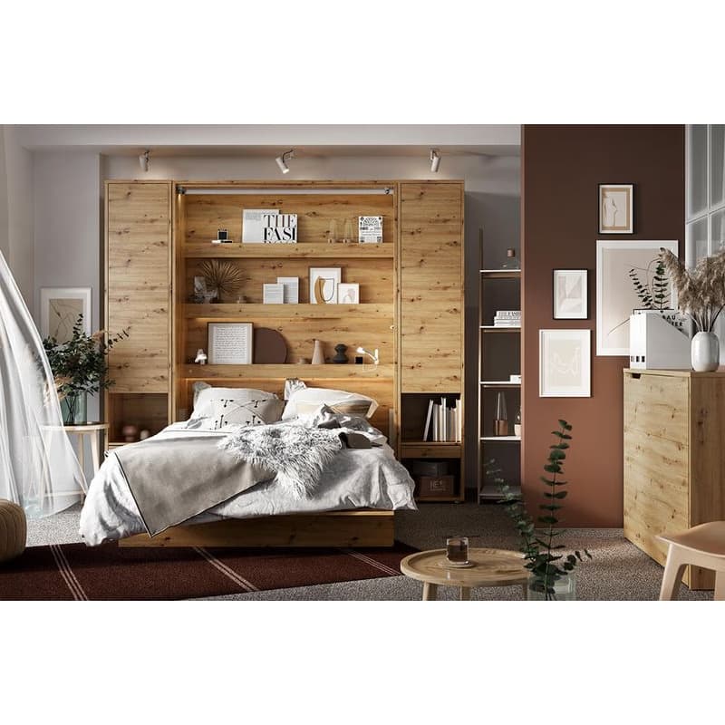 Dig-net nábytok Sklápacia posteľ Lenart BED CONCEPT BC-02 dub artisan | 120 x 200 cm 3