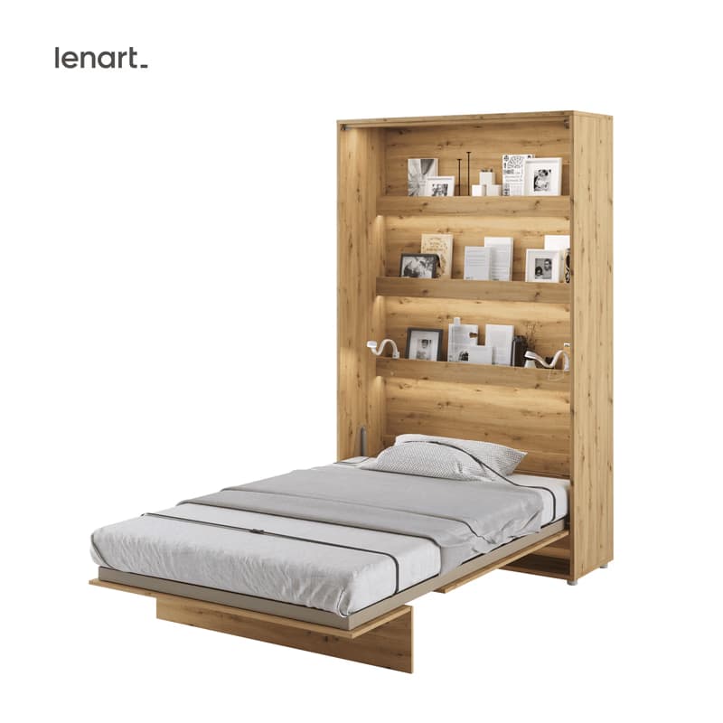 Dig-net nábytok Sklápacia posteľ Lenart BED CONCEPT BC-02 dub artisan | 120 x 200 cm 6