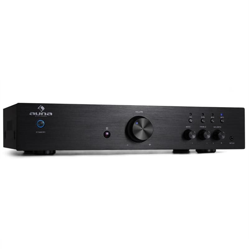 HiFi zosilňovač Auna AV2 – CD508, stereo,ušľachtilá oceľ, 1