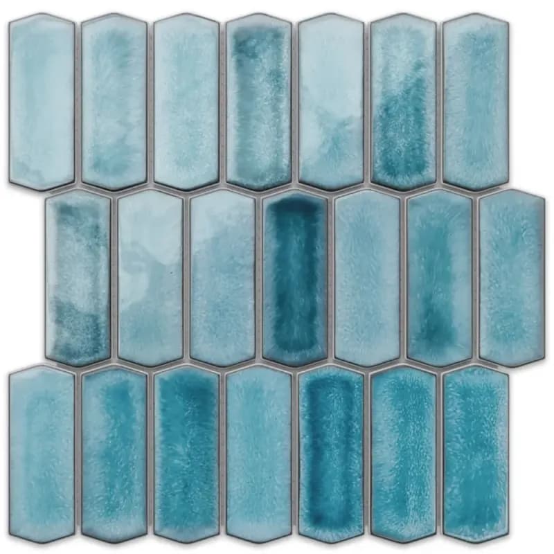 Mozaika hexagon Long Silk Blue 27,9/27,9 1