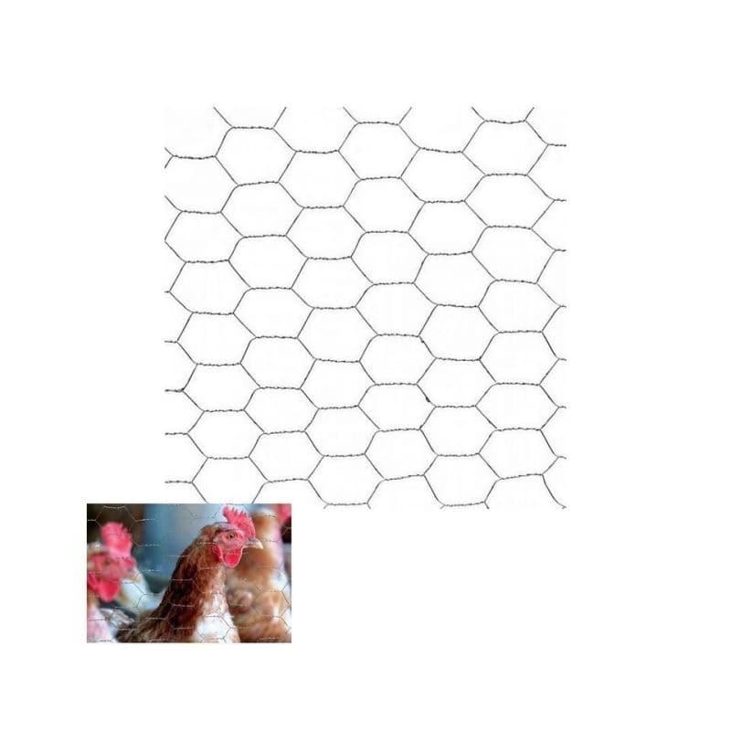 GARDENKUS Pletivo šesťhranné HEX 13x13mm / 0,7x1000mm, 5m pozinkované GARDENKUS chovateľské 1
