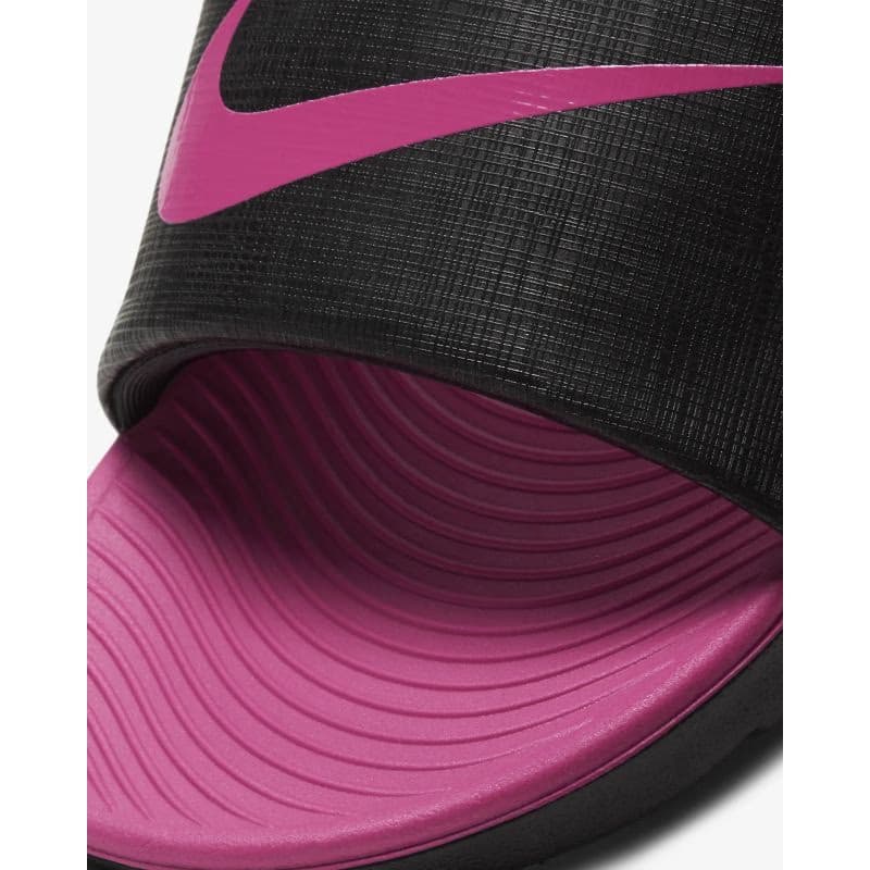 Dievčenské šlapky (plážová obuv) NIKE Kawa Jr black vivid pink 2