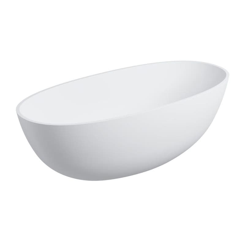 OMNIRES - SHELL M+ voľne stojaca vaňa, 160 x 75 cm biela mat /BM/ SHELLWWBM 1