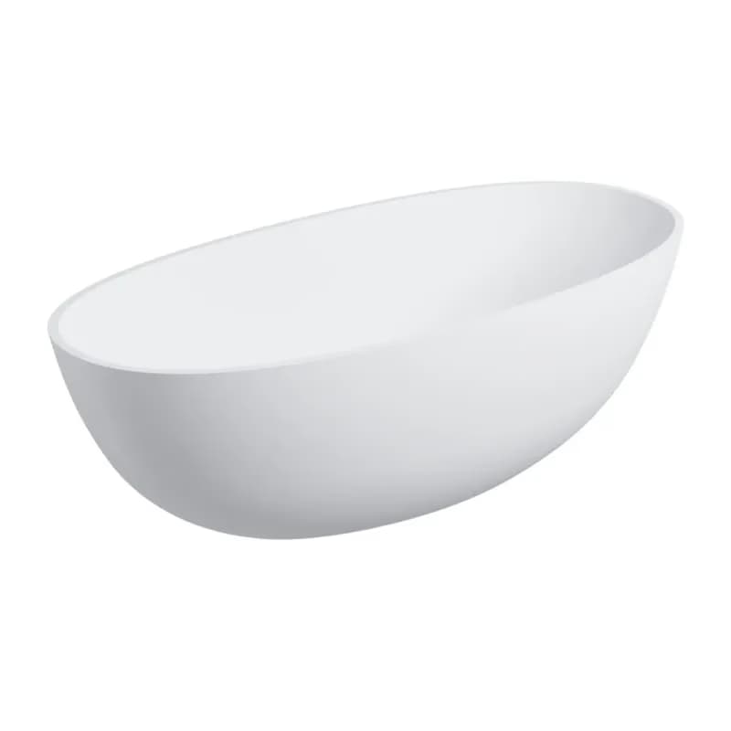 OMNIRES - SHELL M+ voľne stojaca vaňa, 160 x 75 cm biela mat /BM/ SHELLWWBM 5
