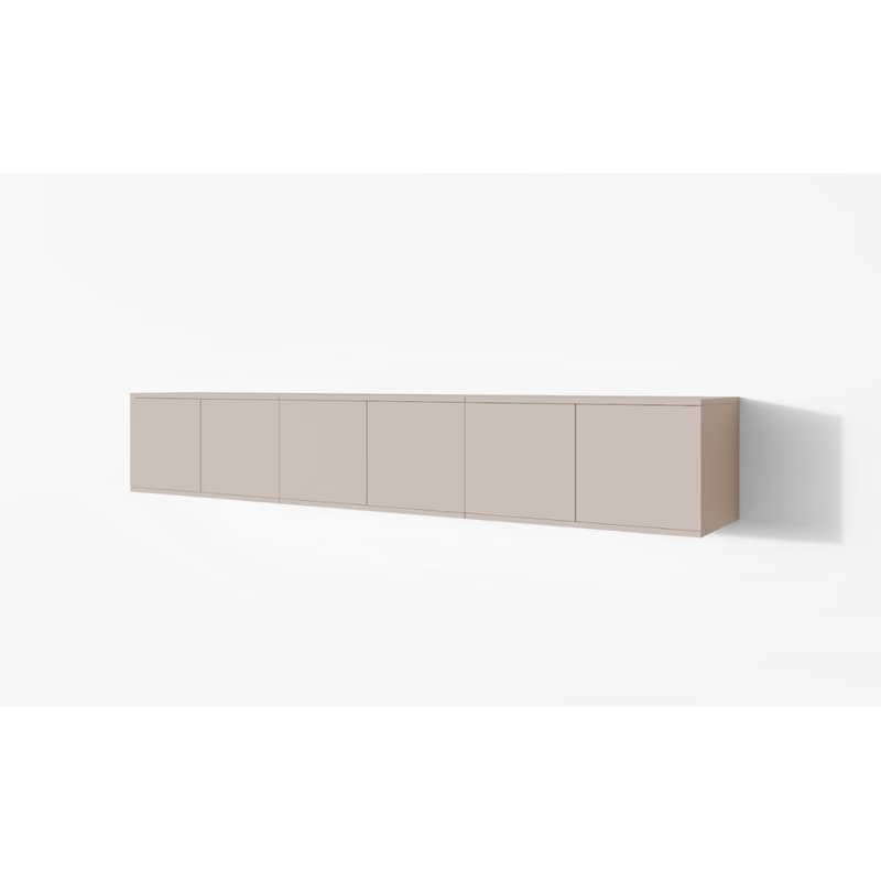ArtPK Závesný TV stolík BIANCO | 210 cm 2