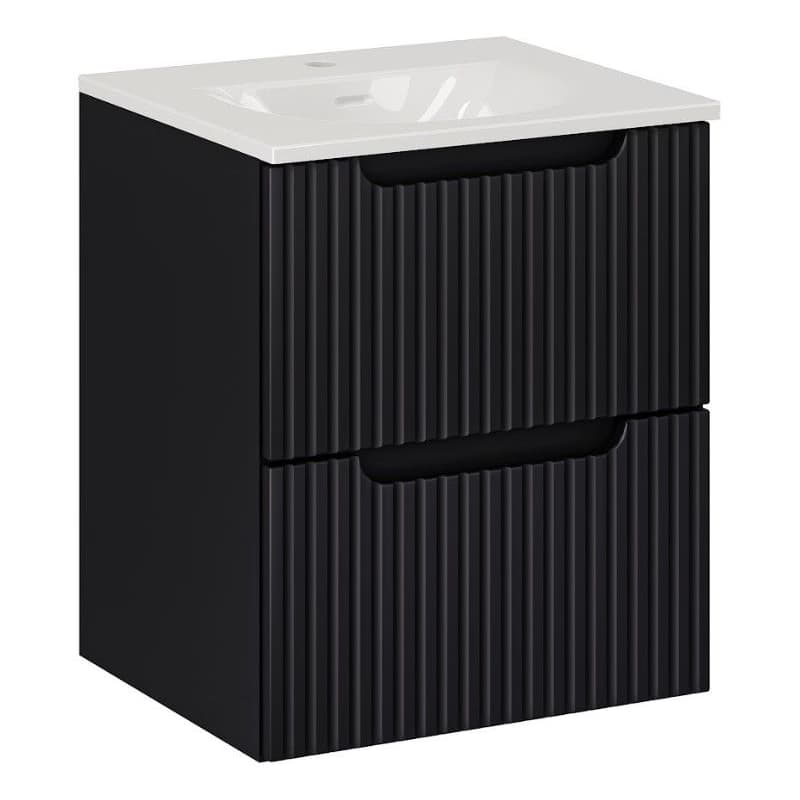 ArtCom Kúpeľňová skrinka s umývadlom NOVA Black U50/1 | 50 cm 1