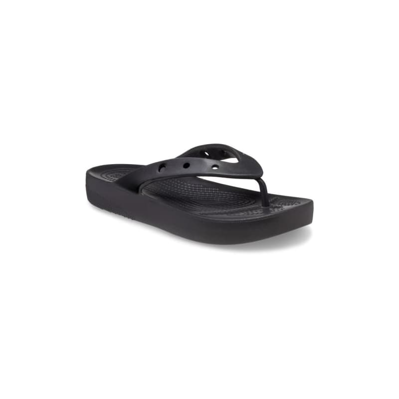 Dámske žabky (plážová obuv) CROCS Classic Platform Flip W black