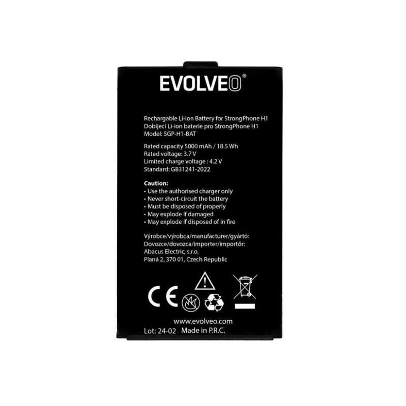 EVOLVEO originálna batéria 5000 mAh pre StrongPhone H1 1