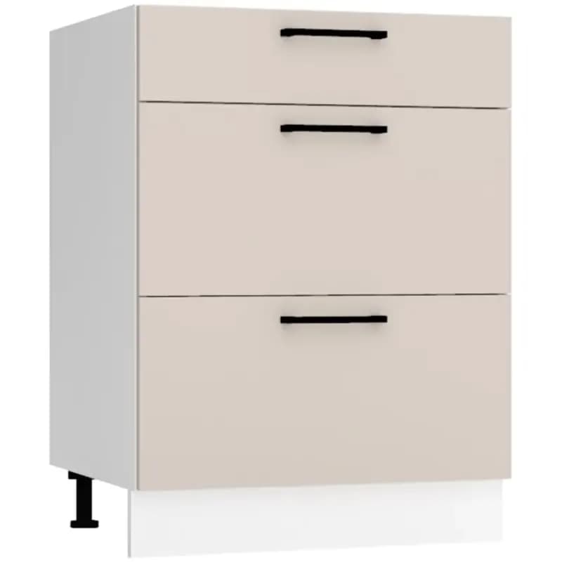 Kuchynská skrinka Max D60s/3 svetlobéžová