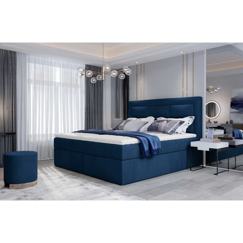 ArtElta Manželská posteľ VIVRE Boxspring | 140 x 200 cm Farba VIVRE: Monolith 84 5