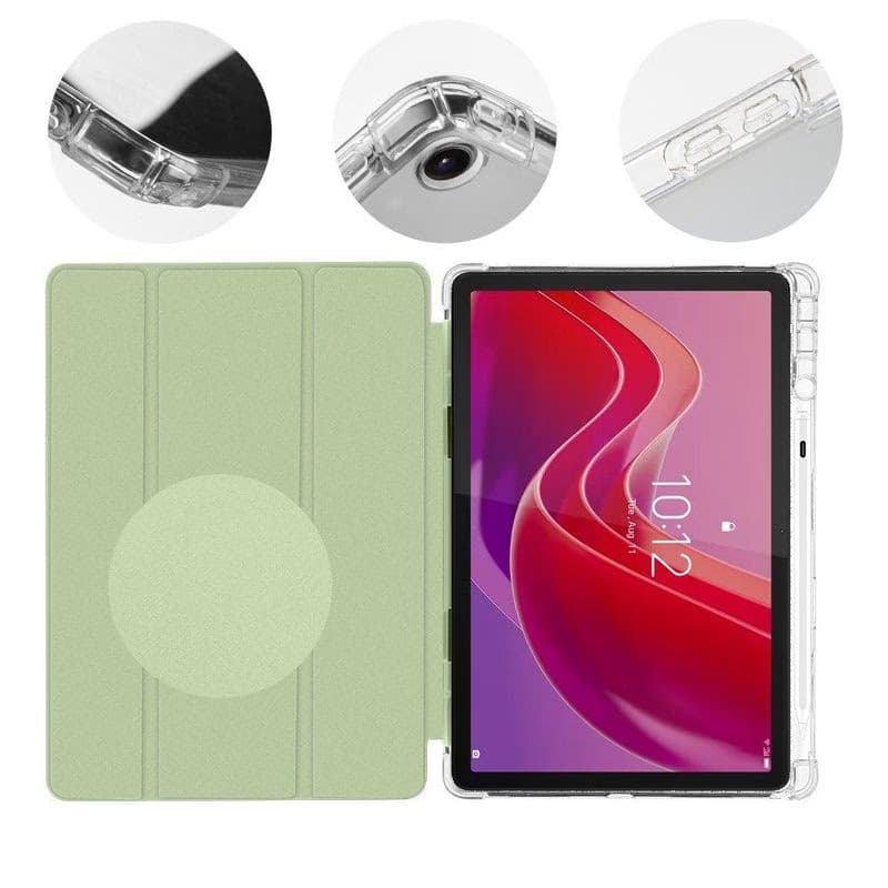 OBAL:ME MistyTab Puzdro pre Lenovo Tab M11/M11 LTE Light Green 2
