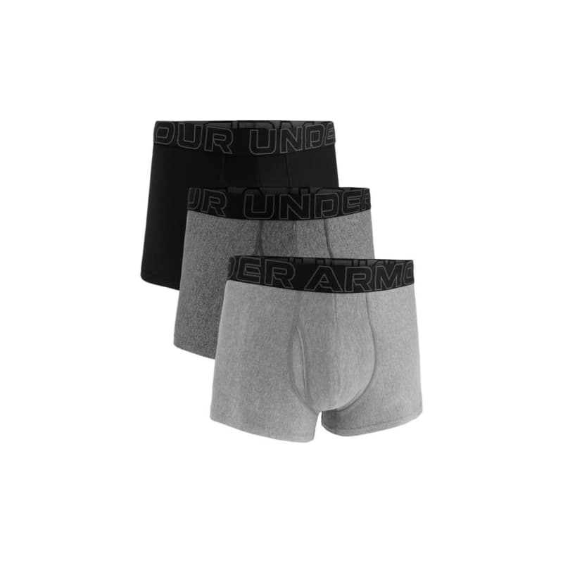 Pánske boxerky UNDER ARMOUR 3 PACK-UA PERFORMANCE TECH - SOLID 3 inch-GRY 1