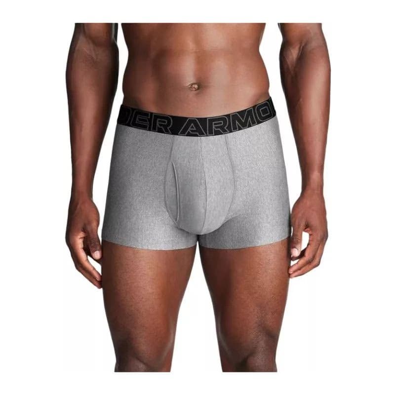 Pánske boxerky UNDER ARMOUR 3 PACK-UA PERFORMANCE TECH - SOLID 3 inch-GRY 2