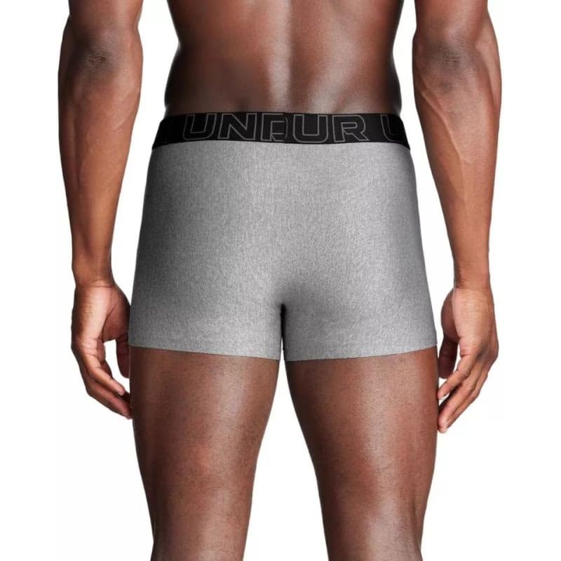 Pánske boxerky UNDER ARMOUR 3 PACK-UA PERFORMANCE TECH - SOLID 3 inch-GRY 3