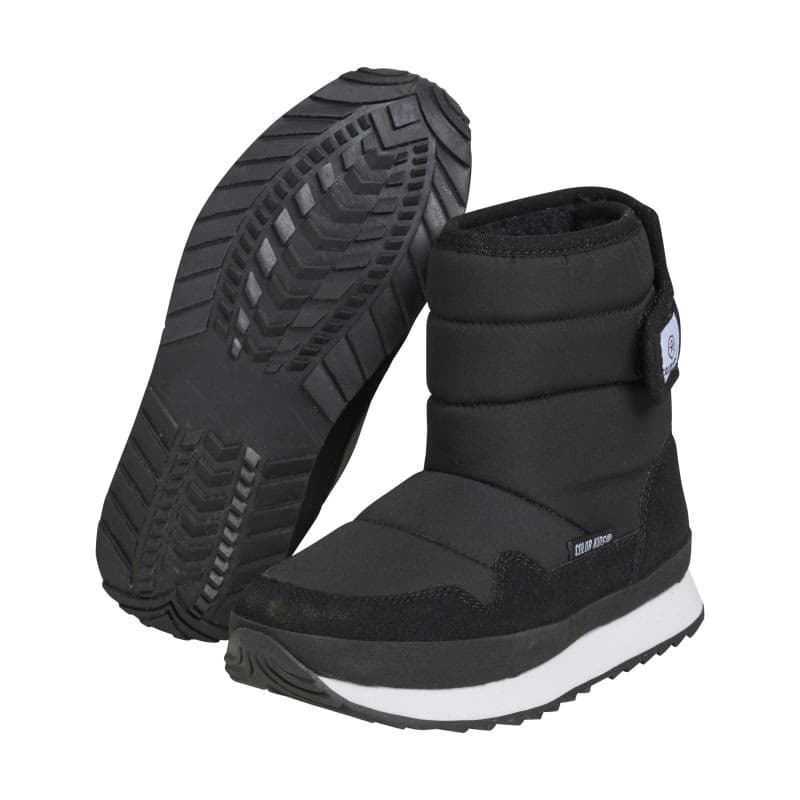 Detské vysoké zimné topánky COLOR KIDS Boots W. 1 velcro, black 3
