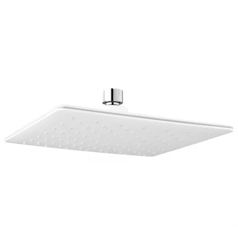 Dažďová hlavica sprchy štvorcová Mito biela 25 cm 1