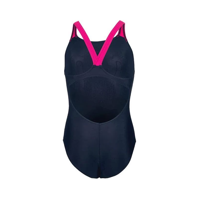 Dievčenské plavecké jednodielne plavky ARENA SWIMSUIT V BACK GRAPHIC Blue 6
