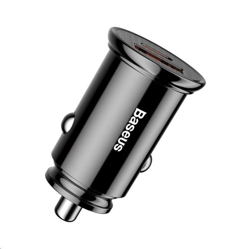 Baseus Circular Plastic nabíjačka do auta 30W (PD3.0, QC4.0+ SCP AFC) čierna 5