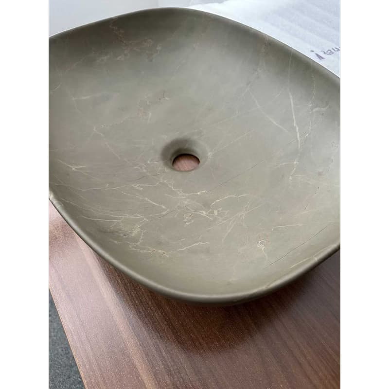 ArtCom Keramické umývadlo ANNA MY1 | sivozelená 50 cm 6