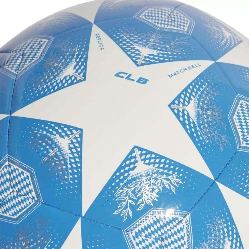 Futbalová lopta ADIDAS UCL Club 24 25 Knockout Phase-White Blue 4