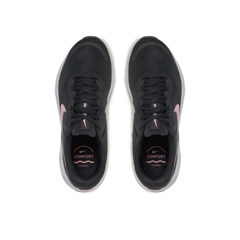 Dámska športová obuv (tréningová) NIKE Revolution 7 black white medium soft pink 4