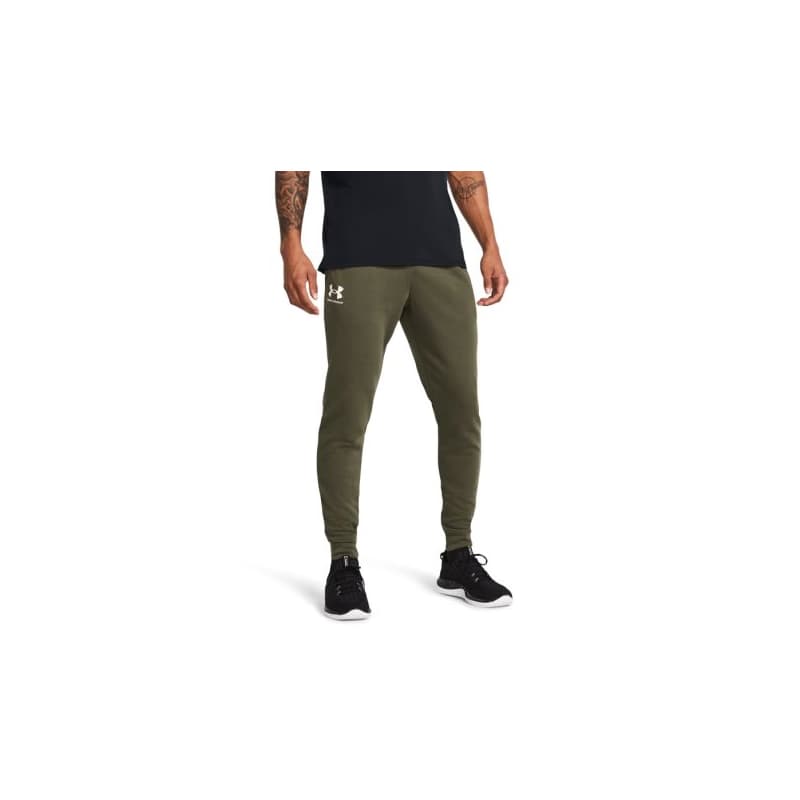 Pánske tepláky UNDER ARMOUR UA Rival Terry Jogger-GRN 1