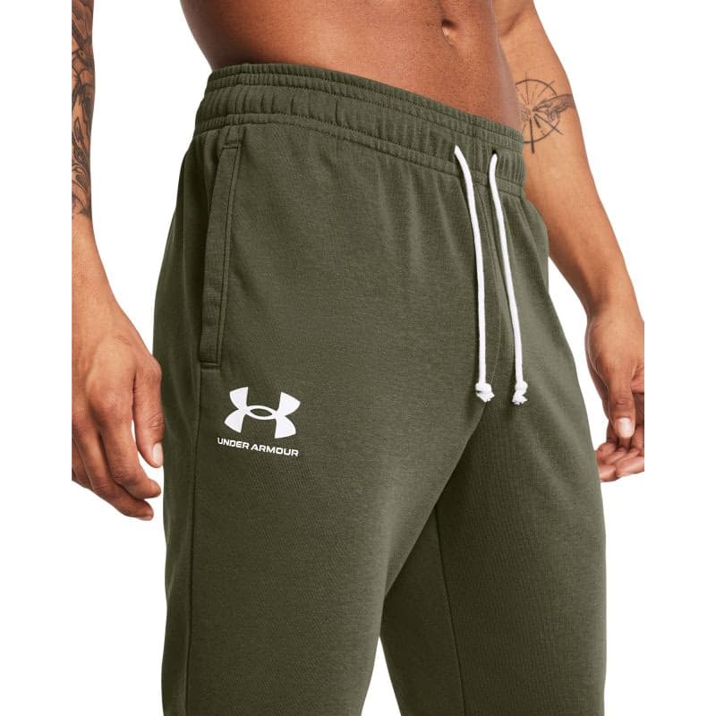 Pánske tepláky UNDER ARMOUR UA Rival Terry Jogger-GRN 2