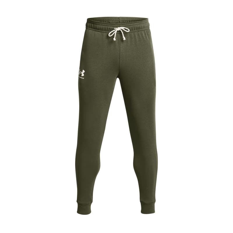 Pánske tepláky UNDER ARMOUR UA Rival Terry Jogger-GRN 5