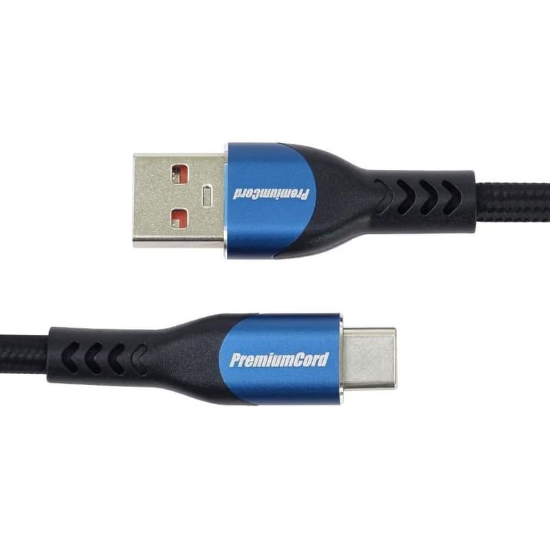PREMIUMCORD Kábel USB-C na USB 2.0, Nabíjací, 5A, 0.5m 2