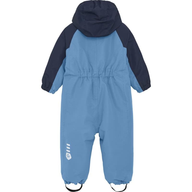 Detský zimný overal COLOR KIDS Coverall - Colorblock & Solid-741597.7027-Cyaneus 2