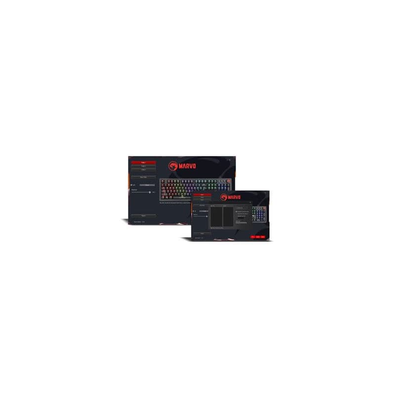Marvo KG917 klávesnica káblová (USB) US, čierna mechanická 6