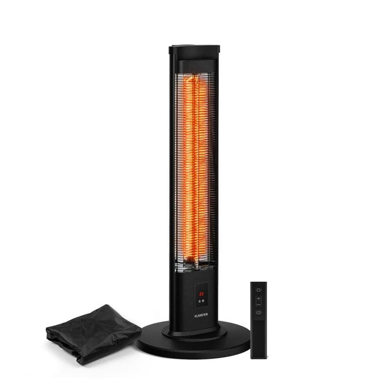 Klarstein BlazeTower infračervený ohrievač | 2000 W | 15 m² | Výkonný | 101 cm x 40 cm 1