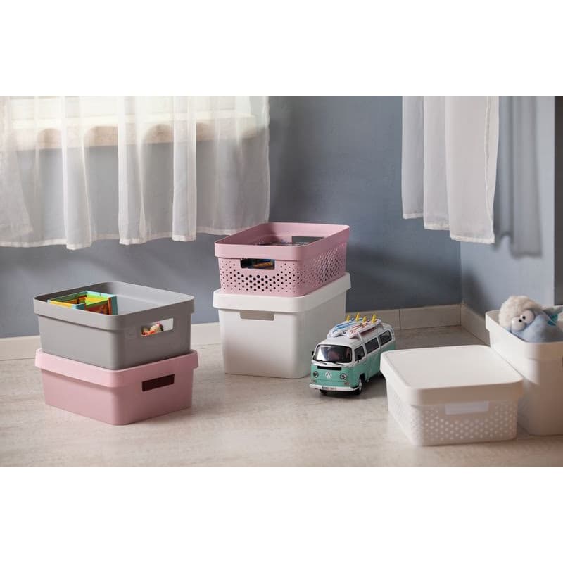 CURVER Úložný box INFINITY 11l s vekom | sivá 4