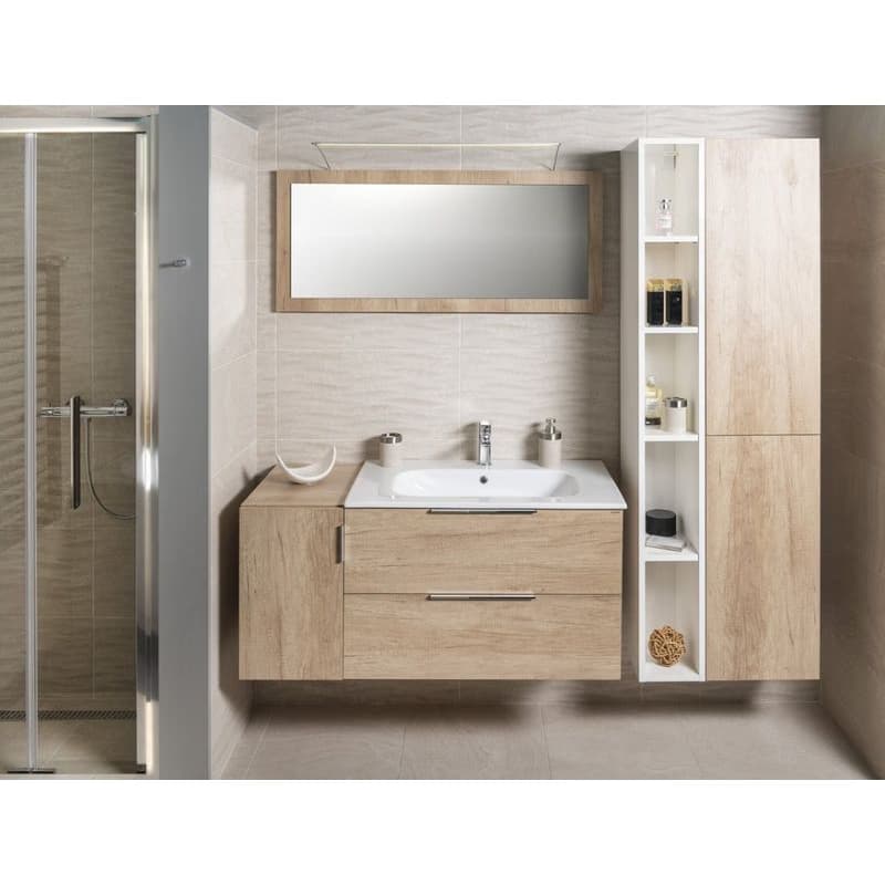 SAPHO - ESPACE skrinka 35x172x32cm, 2x dvierka, ľavá/pravá, biela matná ESC230-3131 5