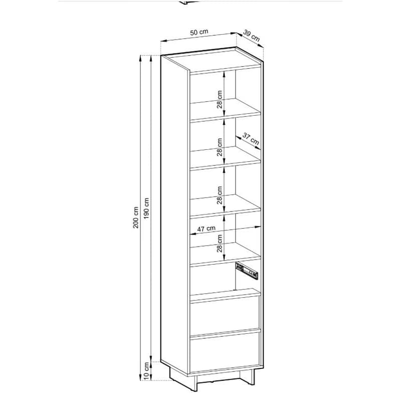 ArtPS Regál SAMAYA R50 6