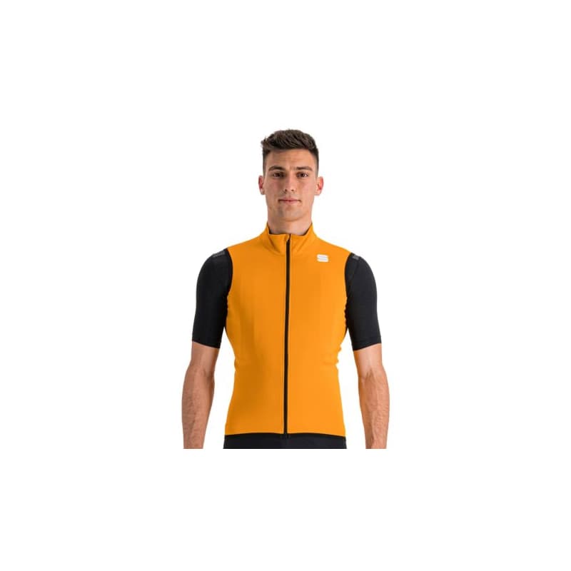 Pánska cyklistická vesta SPORTFUL Fiandre light no rain vest, dark gold 1