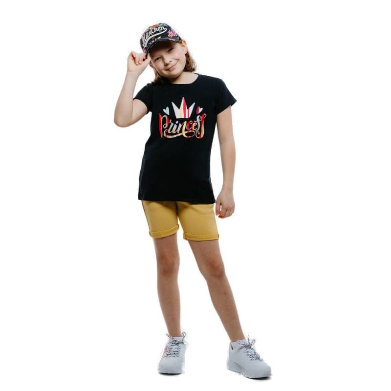 Dievčenské kraťasy AUTHORITY KIDS TS-SUAVA_yellow 3