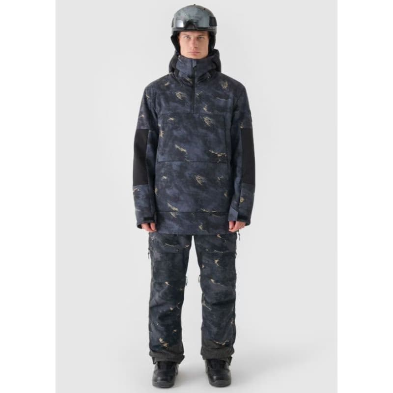 Pánska lyžiarska bunda 4F TECHNICAL JACKET-WAW24TTJAM510-90A-MULTICOLOUR ALLOVER 5