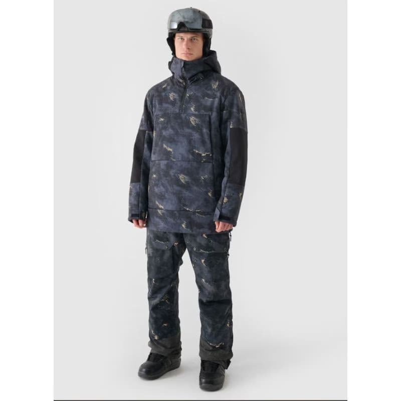 Pánska lyžiarska bunda 4F TECHNICAL JACKET-WAW24TTJAM510-90A-MULTICOLOUR ALLOVER 6