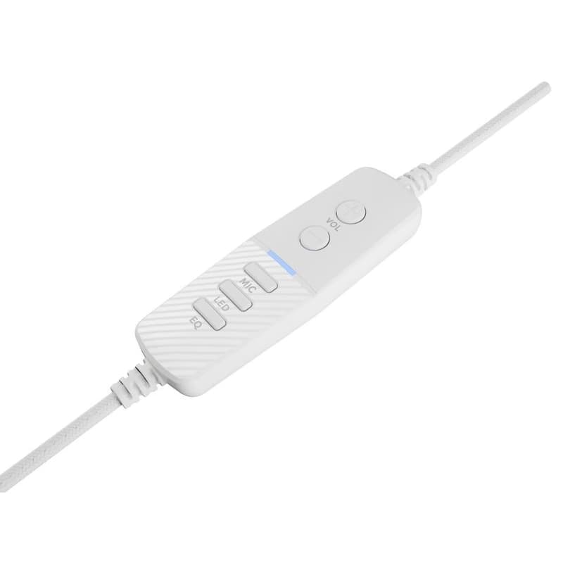 Herné slúchadlá s mikrofónom Genesis NEON 764/7.1/USB/Drôt/Stand/Biela 2