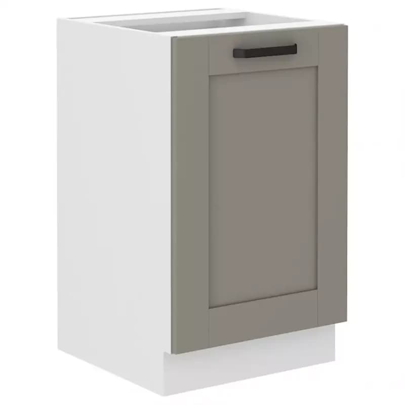 Kuchynská skrinka Luna claygrey/biela 50ZL 1F BB 1