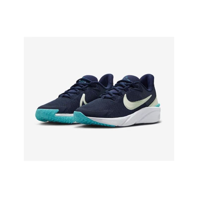 Chlapčenská športová obuv (tréningová) NIKE Star Runner 4 Jr midnight navy volt tint dusty cactus 5