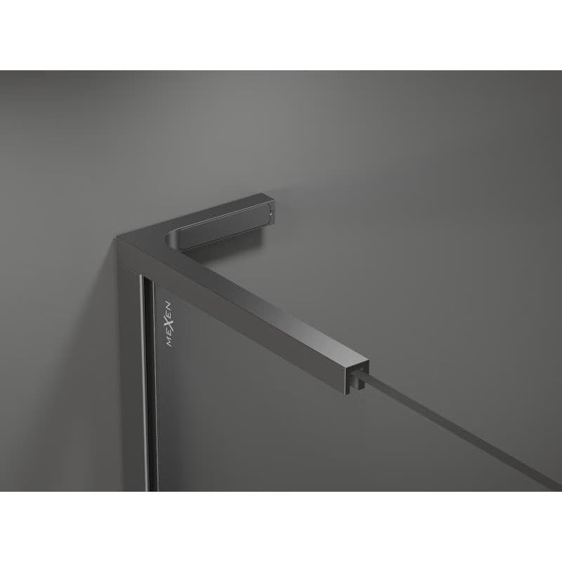 MEXEN/S - Velar L posuvné sprchové dvere 120, grafit, grafit metal 871-120-003-41-95 4