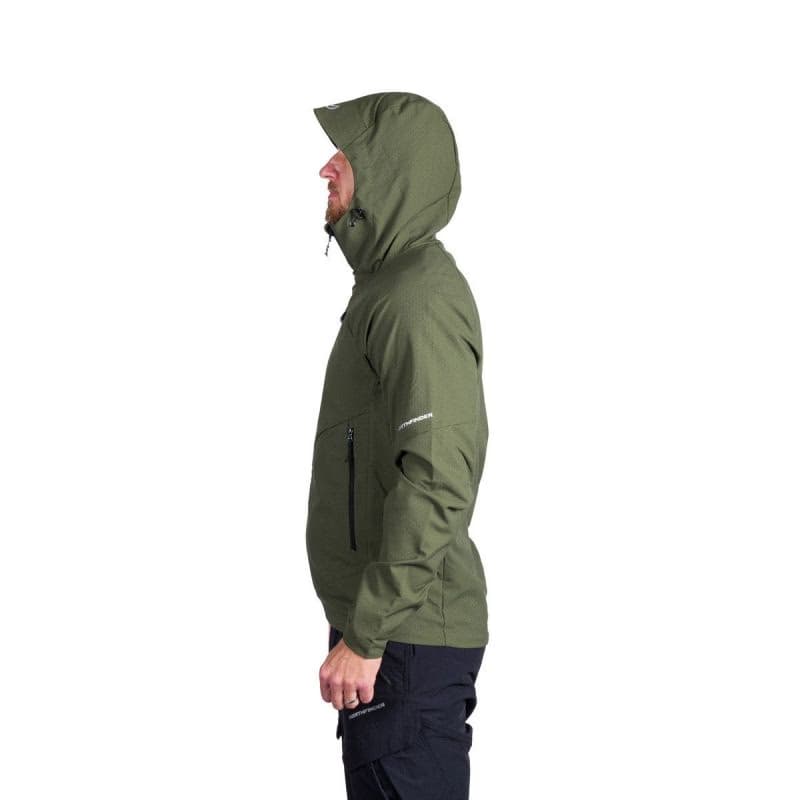 Pánska turistická softshellová bunda NORTHFINDER EWALD-300darkgreen 2