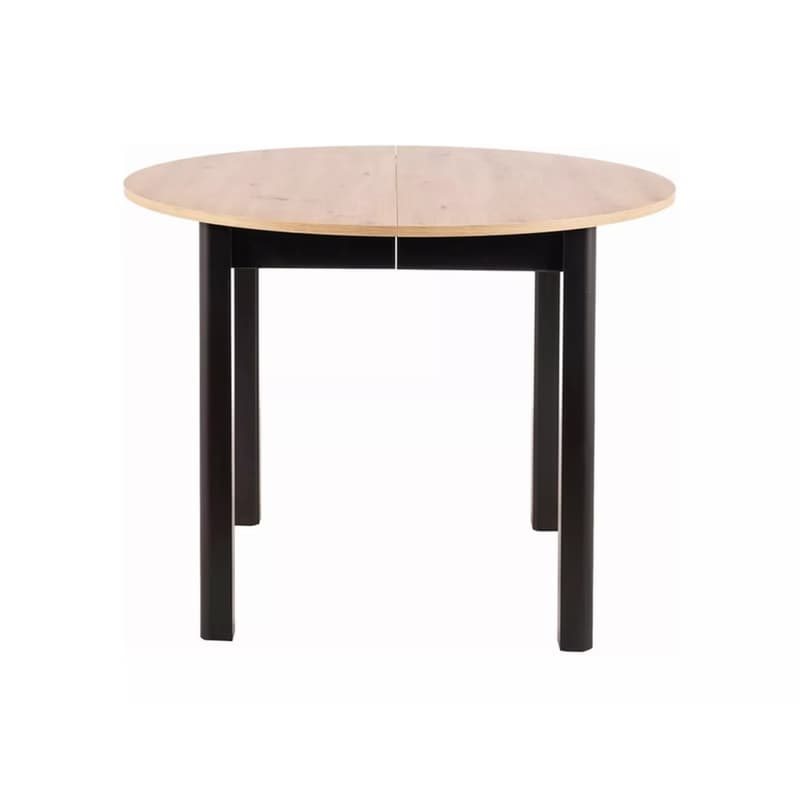 Signal Rozkladací jedálenský stôl DANTE | dub artisan / čierna 102 x 102 cm 5