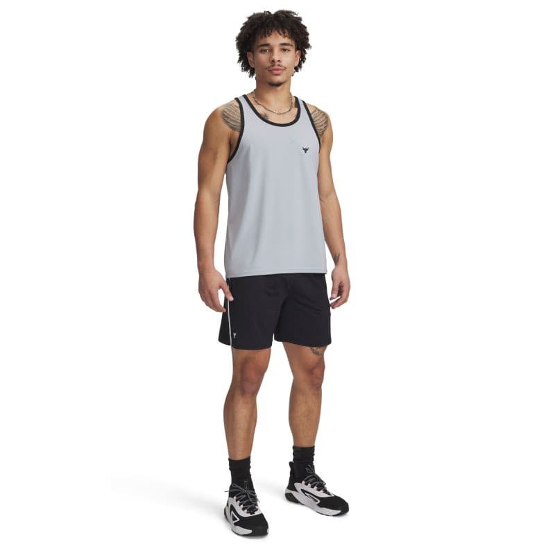 Pánske teplákové kraťasy UNDER ARMOUR PROJECT ROCK Mesh Short-BLK 4