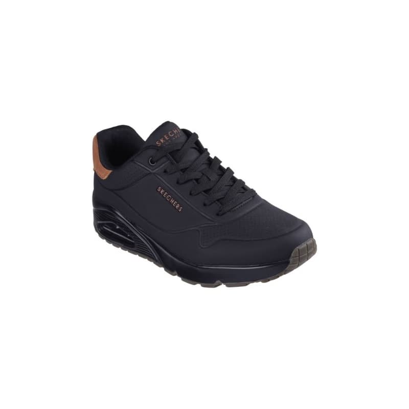 Pánska rekreačná obuv SKECHERS Uno Suited On Air M black chestnut