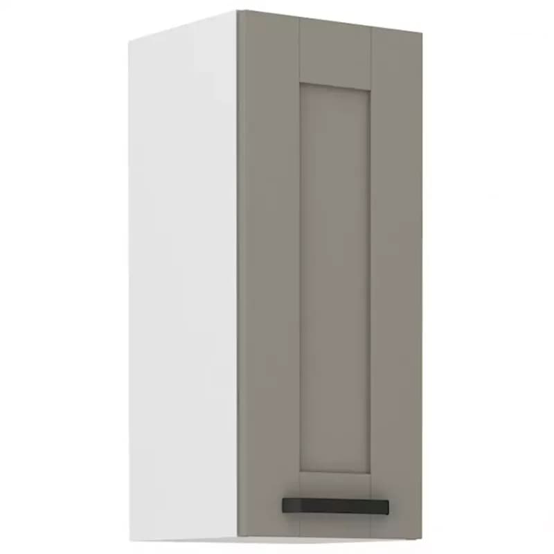 Kuchynská skrinka Luna claygrey/biela 30G-72 1F 1