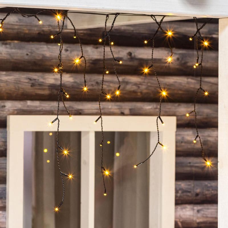 Svetelná clona Ľadový dážď, 180 LED diód 1